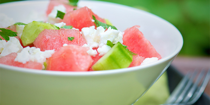 Cucumber Watermelon Salad
