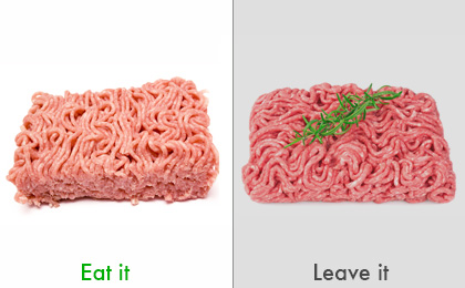 Choose lean beef