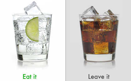 water vs. soda
